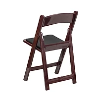 Set Of 4 800 Lb Weight Capacity Indoor/Outdoor Resin Folding Chairs