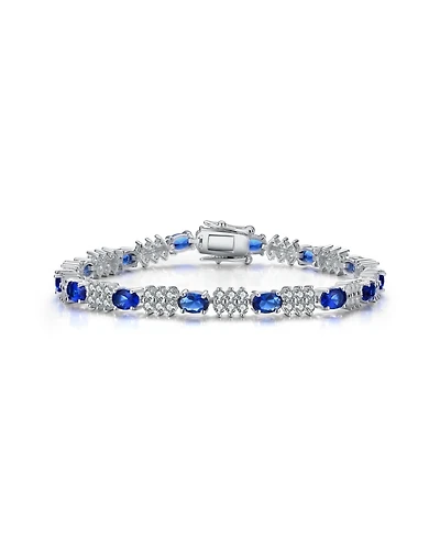 Classic 3mm Colored Cubic Zirconia Tennis Bracelet