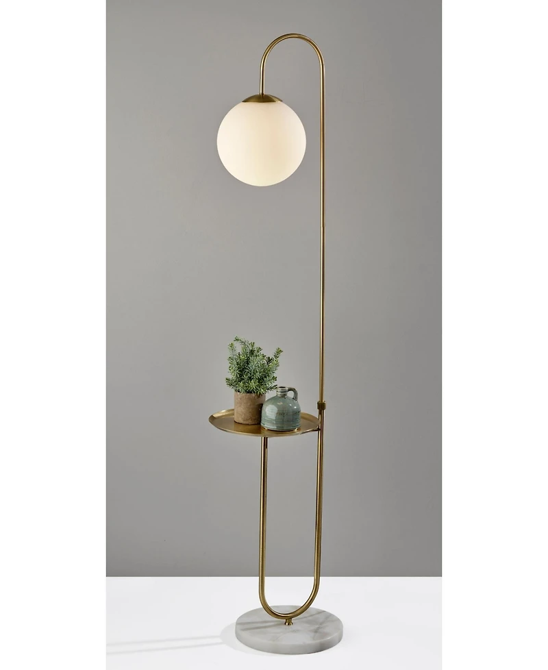 Adesso 61.25" Terra Shelf Floor Lamp