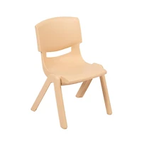 Emma+Oliver 45" Round Plastic Height Adjustable Activity Table Set With Chairs