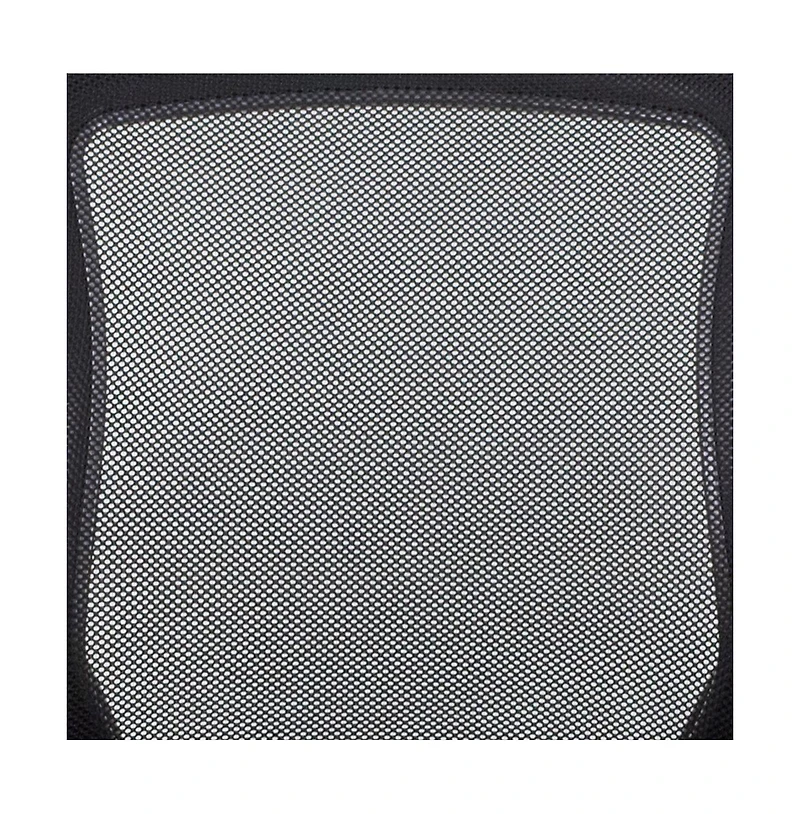 Emma+Oliver Mid-Back Mesh Swivel Ergonomic Task Office Chair With Gray Frame & Flip-Up Arms