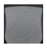 Emma+Oliver Mid-Back Mesh Swivel Ergonomic Task Office Chair With Gray Frame & Flip-Up Arms