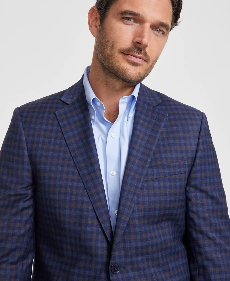 B by Brooks Brothers Men's Classic-Fit Wool Blend Sport Coat