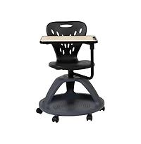 Mobile Desk Chair - 360° Tablet Rotation And Storage Cubby