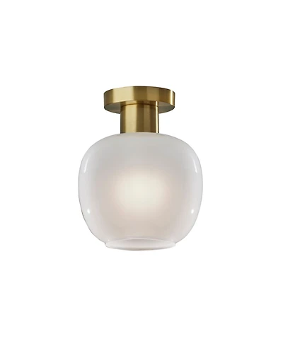 Adesso 11" Magnolia Flush Mount