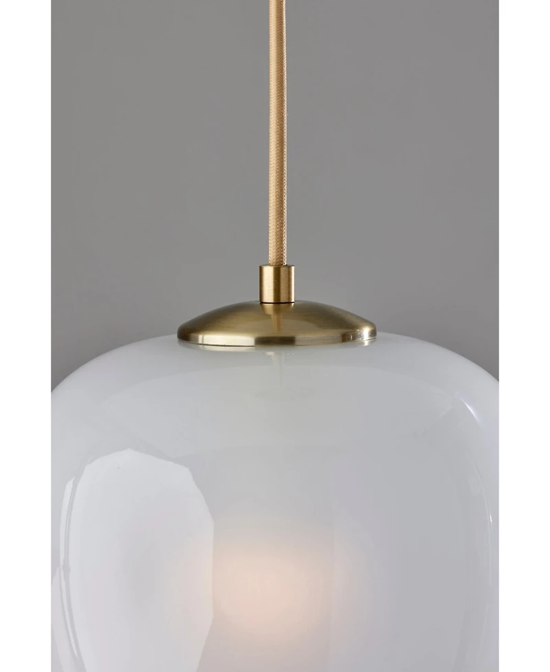 Adesso 9" Magnolia Pendant