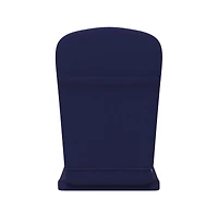 Merrick Lane Riviera Set Of 2 Indoor/Outdoor High Back Adirondack Chair Cushions With Elastic Strap And Water Resistant Covers