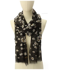 Coach Women's Daisy Cluster Printed Oblong Scarf