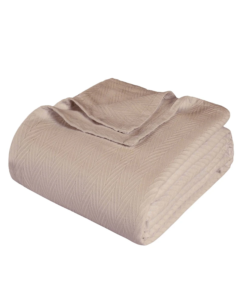 Superior Chevron All Season Cotton Blanket, Full/Queen