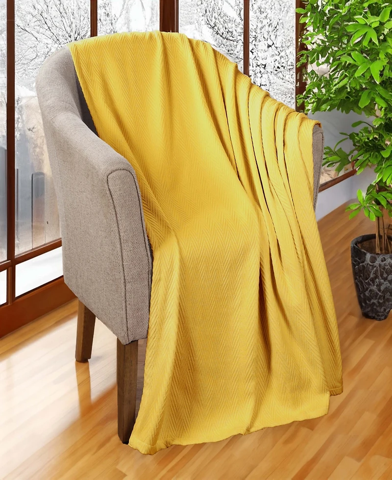 Superior Chevron All Season Cotton Blanket