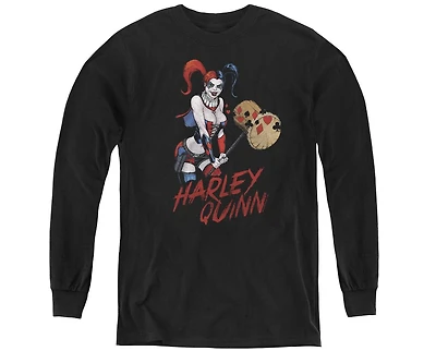 Justice League Boys of America Youth Harley Hammer Long Sleeve Sweatshirts