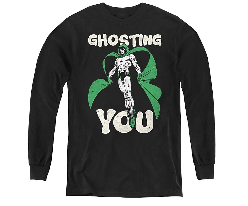 Justice League Boys of America Youth Ghosting Long Sleeve Sweatshirts