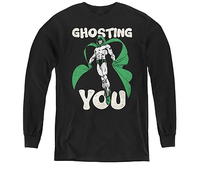 Justice League Boys of America Youth Ghosting Long Sleeve Sweatshirts