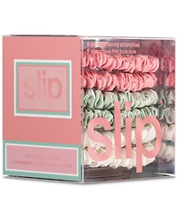 Slip -Pc. Pure Silk Skinny Scrunchies Set