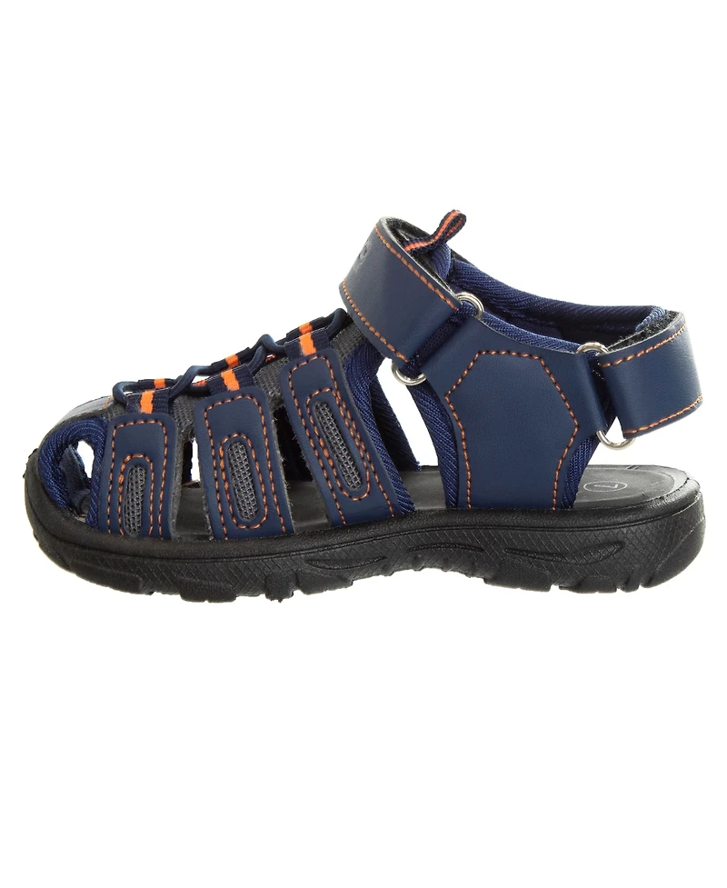 Beverly Hills Polo Club Toddler Hook and Loop Sport Sandals