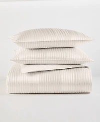 Hotel Collection Metallic Strie 3-Pc. Duvet Cover Set
