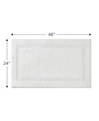 Nautica Peniston Solid Cotton Tufted Bath Runner Rug, 24" x 40"