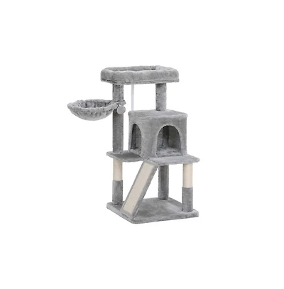Slickblue Cat Tree With Sisal-covered Scratching Posts