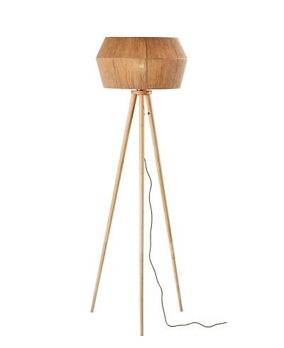 Adesso 61" Wood Montana Floor Lamp