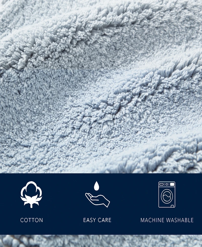 Nautica Peniston Solid Cotton Tufted 2-Pc. Bath Rug Set