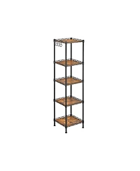 Slickblue 5-Tier Bathroom Shelf For Small Space