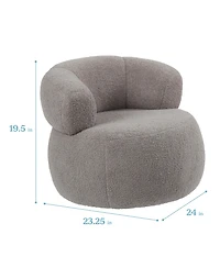 ECR4Kids Sophie Accent Chair, Peacock Blue, 1