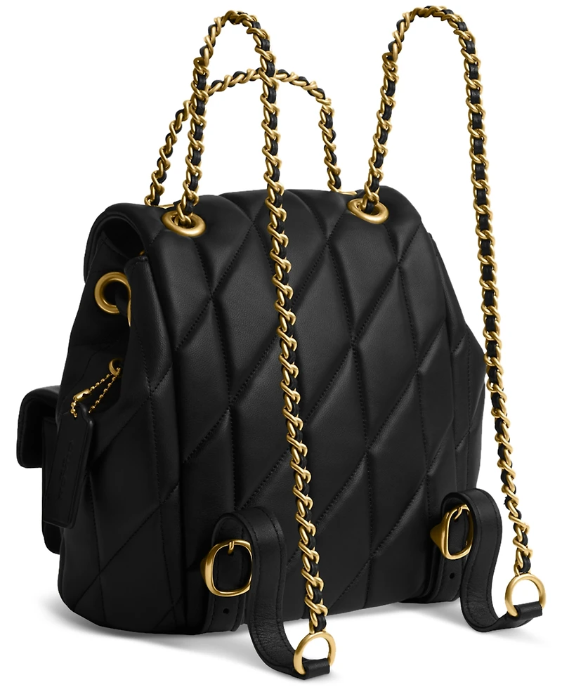 Coach Tabby Leather Backpack