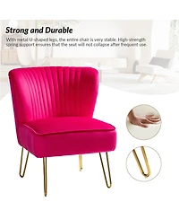 Wooden Upholstery Barto Side Chair with Tufted Back