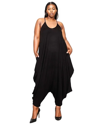 L I V D Plus Quinn Pocket Jumpsuit