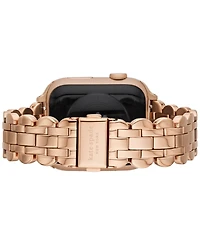 Kate Spade New York Women's Rose Gold-Tone Stainless Steel Band for Apple Watch, 42,44,45,49mm