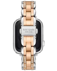 Kate Spade New York Women's two-tone stainless steel band for apple watch, 38,40,41,42,44,45,49mm