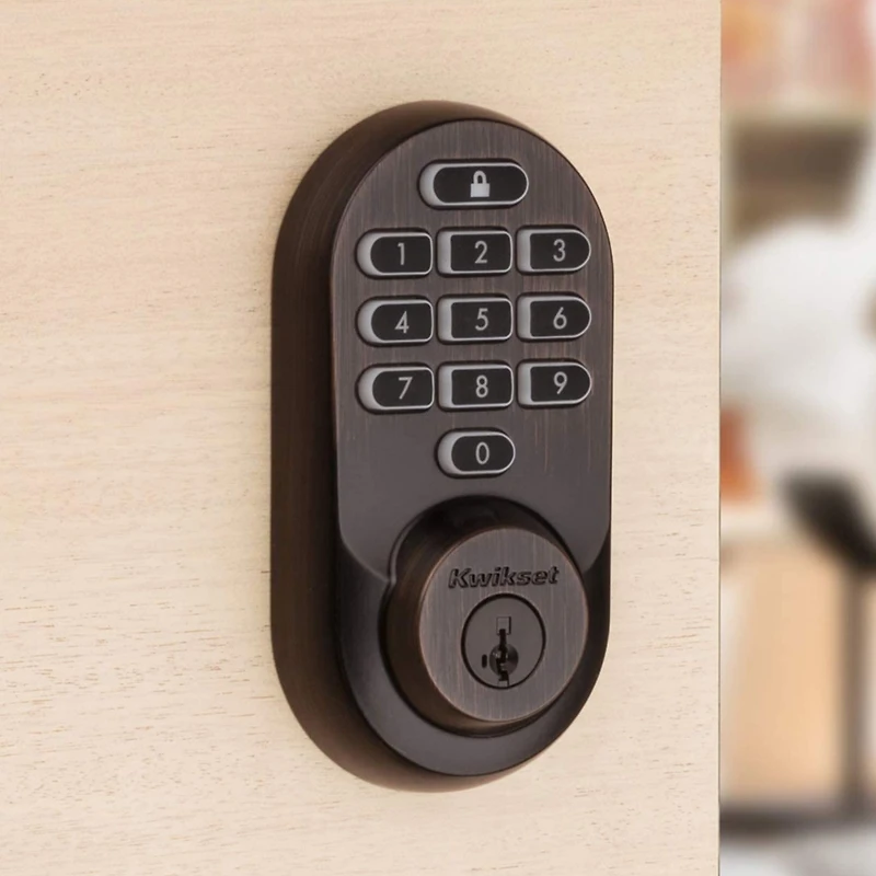 Kwikset Halo Keypad Wi-Fi Smart Lock in Satin Nickel
