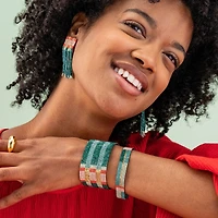 Ink + Alloy Brooklyn Beaded Stretch Bracelet