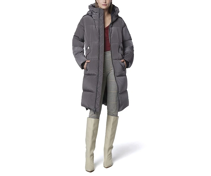 Andrew Marc Black Label Women's Palma Iridescent Parka Coat