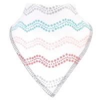 Luvable Friends Girls Pack of Ten Pleated Bandana-Style Bibs