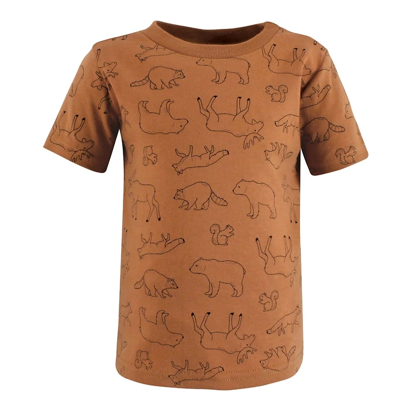Hudson Baby Boys Short Sleeve T-Shirts, Football