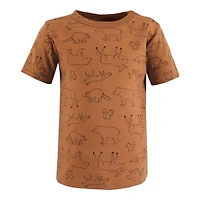 Hudson Baby Boys Short Sleeve T-Shirts, Football