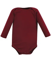 Hudson Baby Boys Long-Sleeve Cotton Bodysuit Collection 7-Piece Set