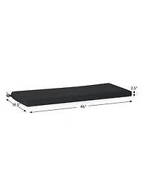 WestinTrends Water Repellent Outdoor Patio Bench Seat Cushion, 43" x 18"