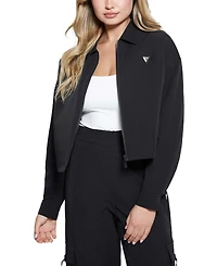 Guess Women's Aurlie Drop-Shoulder Zip-Front Jacket