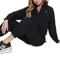 Guess Women's Aurlie Drop-Shoulder Zip-Front Jacket