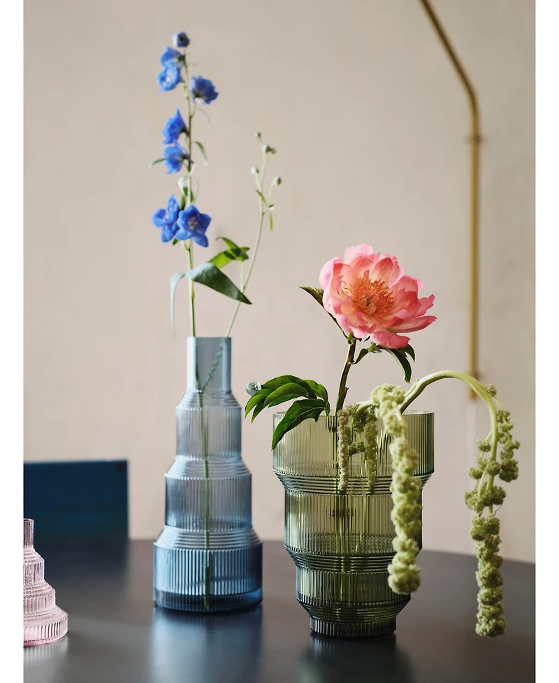 Kosta Boda Pavilion Vase Blue Xl Vase