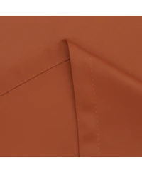 Kate Aurora Hotel Living 2 Pack 100% Blackout Grommet Top Orange Spice Curtain Panels - 50 in. W x 45 in. L, Orange Spice