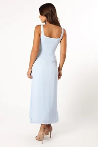 Petal and Pup Women's Nadea Faux Wrap Maxi Dress