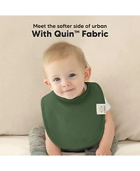 KeaBabies 8pk Quin Baby Bibs for Drooling and Teething, Cotton Drool Bibs, Newborn Baby Boys, Baby Girls Bibs