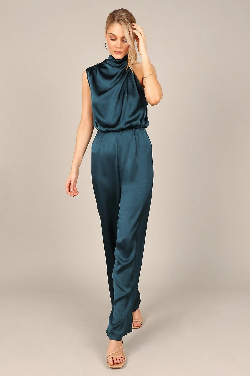 Petal and Pup Women's Savannah One Shoulder Jumpsuit