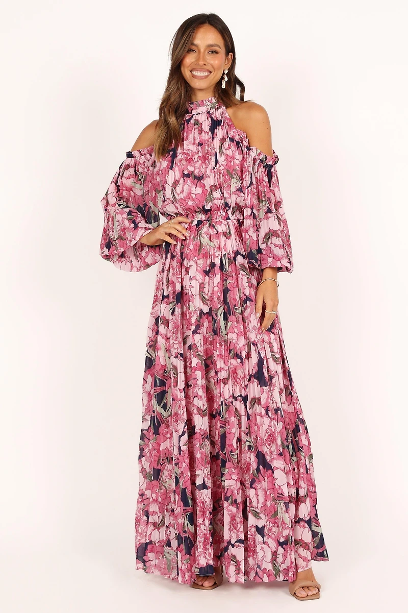 Petal and Pup Women's Hilary Pleated Maxi Dress