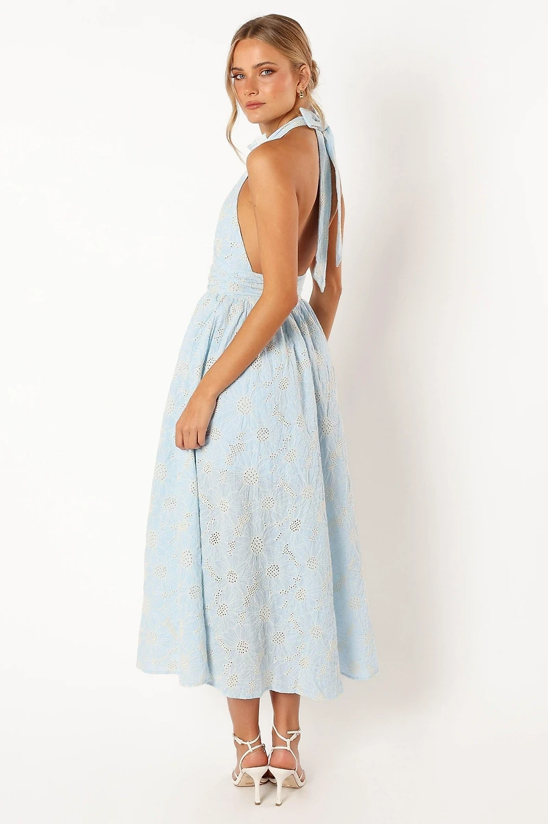 Taila Halterneck Maxi Women's Dress