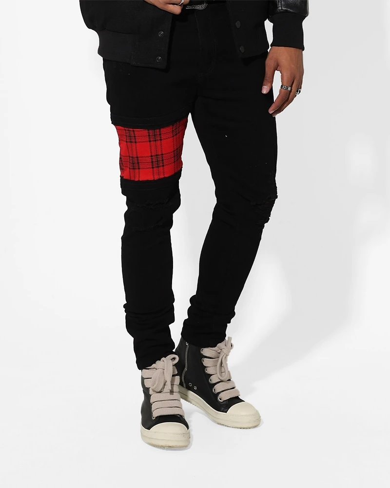 Saint Morta Mens Sideline Distressed Jeans