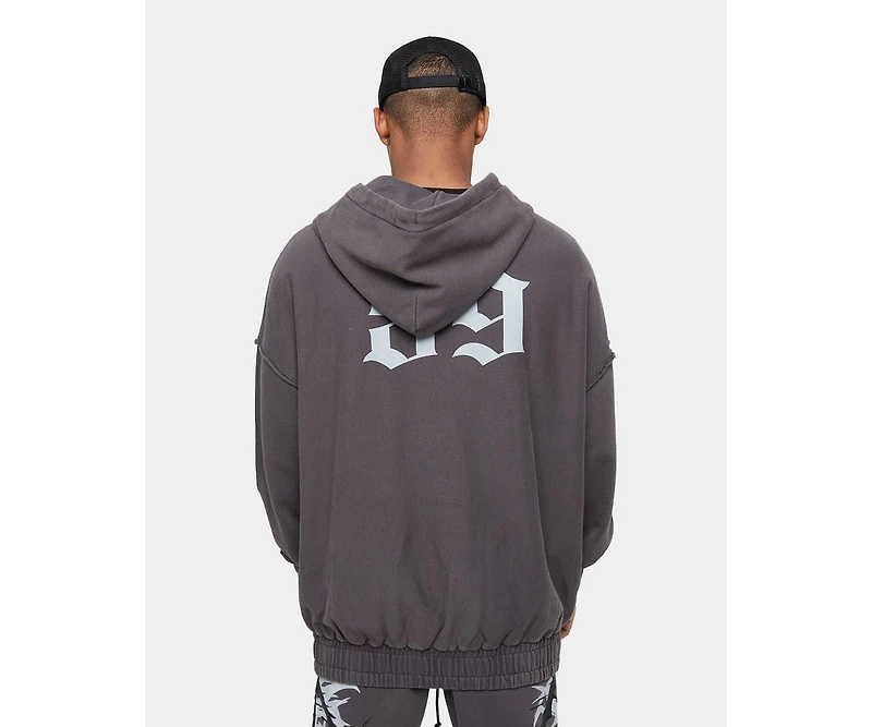 Carre Men's Metalle Distressed Hoodie